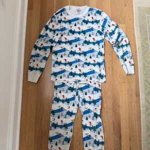 Hanna Andersson Mens Winter Pajama Set - Mens Size Small